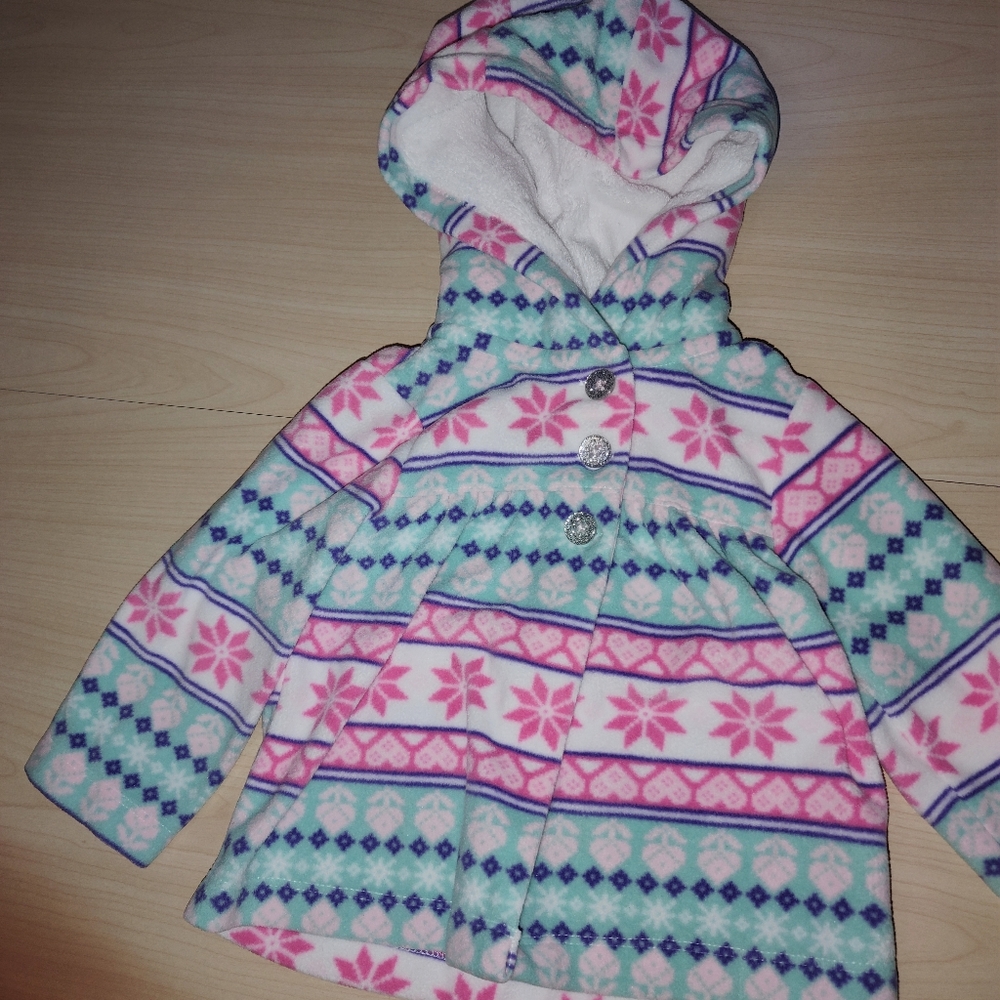 Baby girl Carter's fair isle jacket 9m